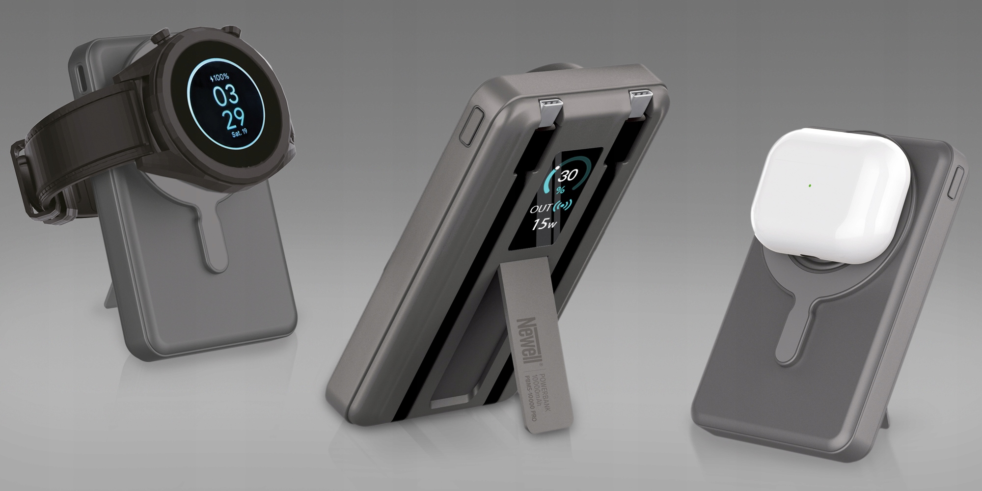 Uniwersalny port USB-C – ładuj do 3 urządzeń jednocześnie