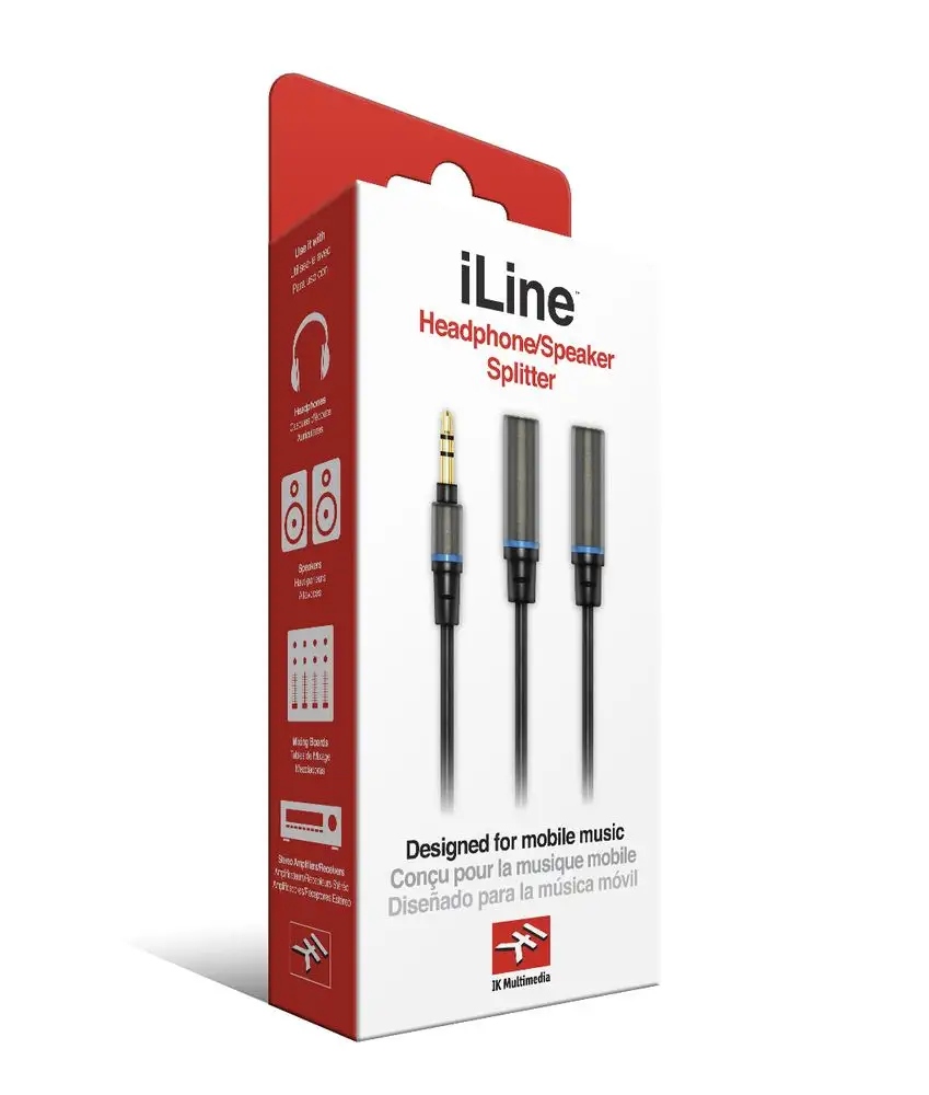 IK iLine Przejściówka Stereo Splitter – Idealne rozwiązanie do słuchawek