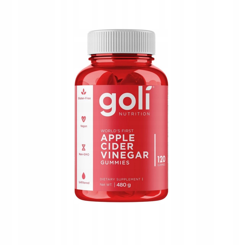 GOLI NUTRITION Ocet Jabłkowy* - 120 żelek