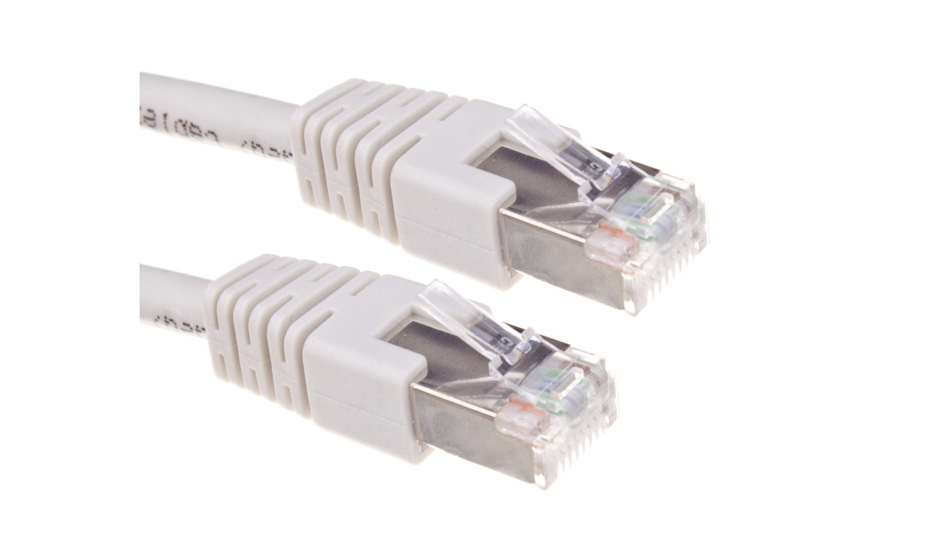 Patchcord RJ45, kat. 6, FTP, 0.25m, szary – Wysokiej jakości kabel sieciowy