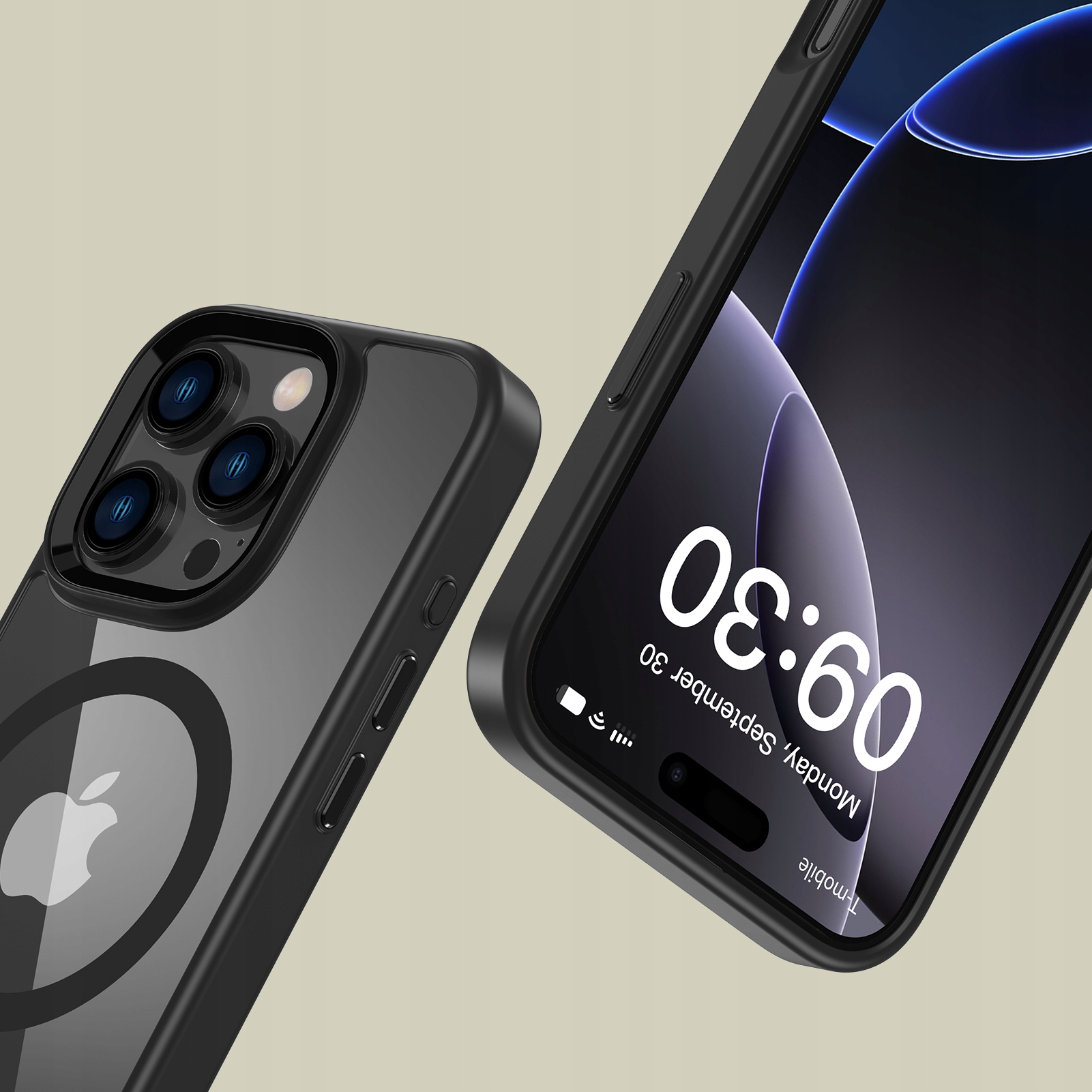 Elegancki design z półprzezroczystym wykończeniem