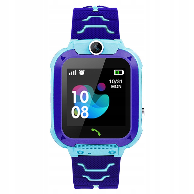 SMARTWATCH DLA DZIECI Z KAMERĄ Z PRZODU U8S NIEBIESKI – Bezpieczna zabawa i komunikacja