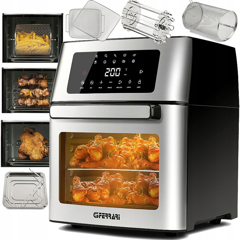 Wielofunkcyjność: smażenie, pieczenie, opiekanie i rozmrażanie