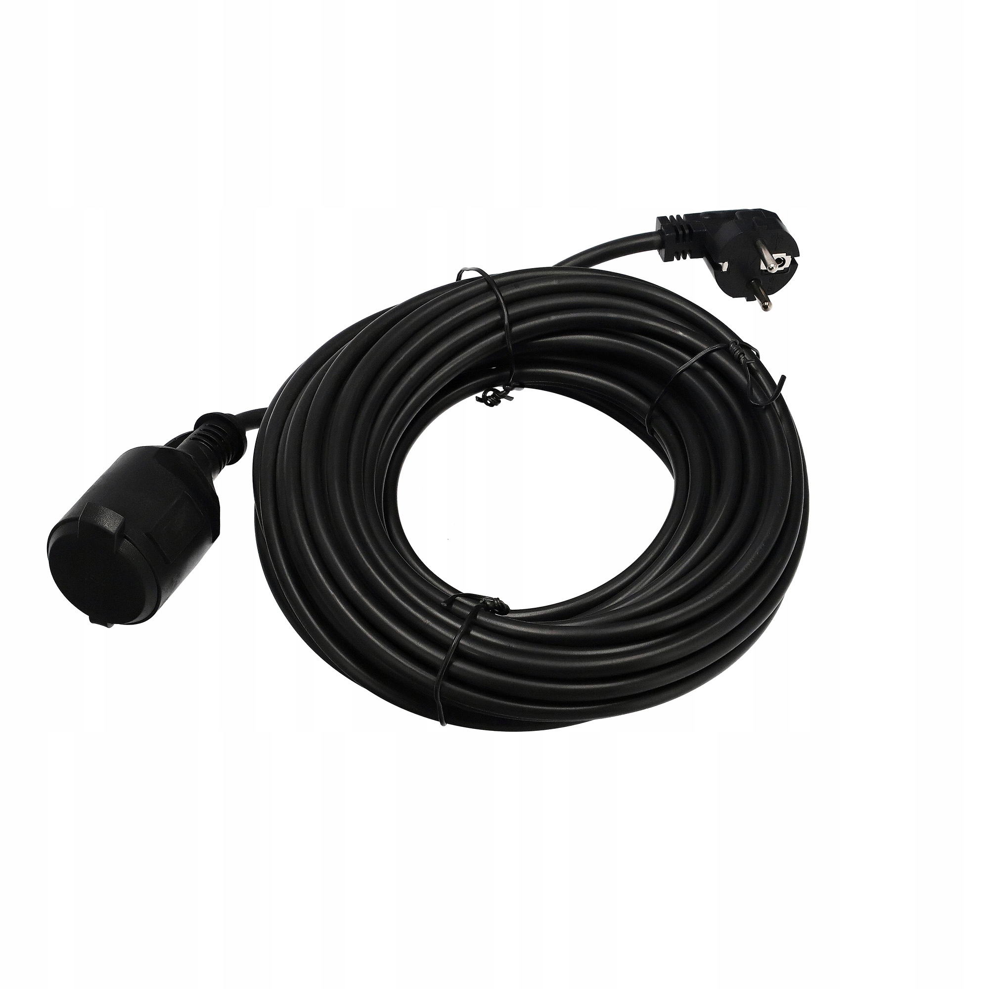 Przedłużacz ogrodowy czarny 15m (3X1,5mm) IP44 gniazdo Schuko HOROZ ELECRIC – Niezawodne źródło zasilania