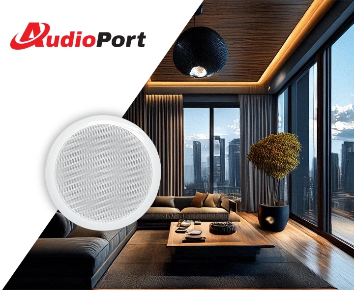 Elegancki design i dyskretna instalacja głośnika sufitowego