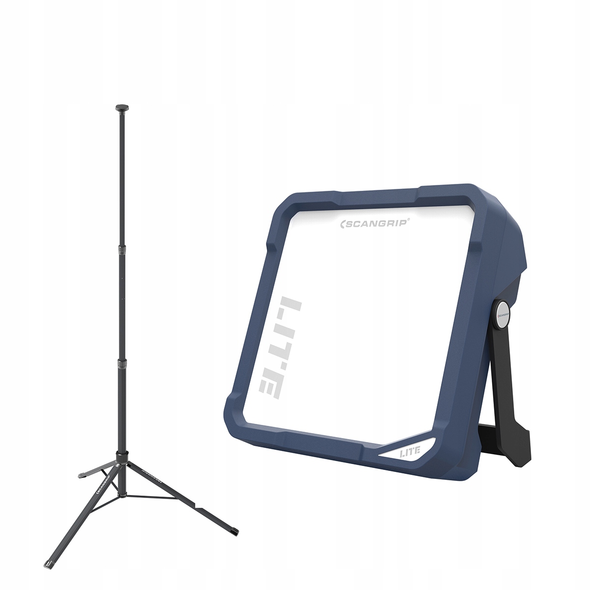 Zestaw Scangrip: Nieoślepiająca lampa LED Vega Lite 6000 lm z statywem 2 m
