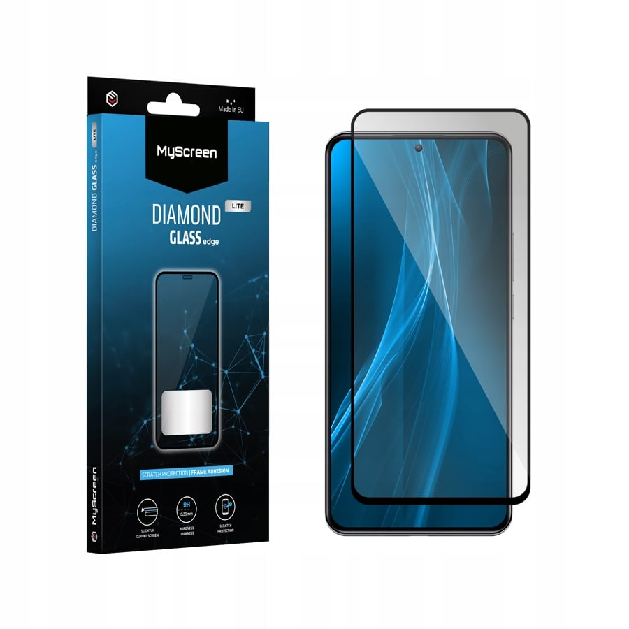 MyScreen DIAMOND GLASS LITE edge | FULL GLUE Black do TCL 40 XL – Najlepsza ochrona dla Twojego smartfona