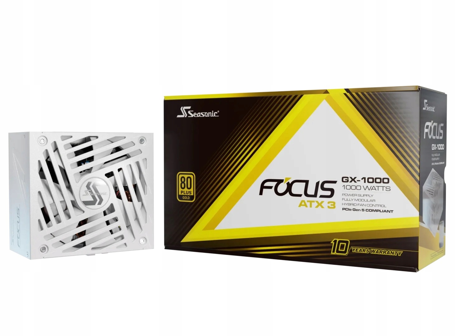 Zasilacz Seasonic Focus GX 80 PLUS Gold 1000W – Wydajność i niezawodność w jednym