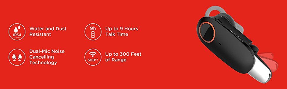 Motorola Boom 2+ wodoodporny i trwały bezprzewodowy zestaw słuchawkowy (MH003A)