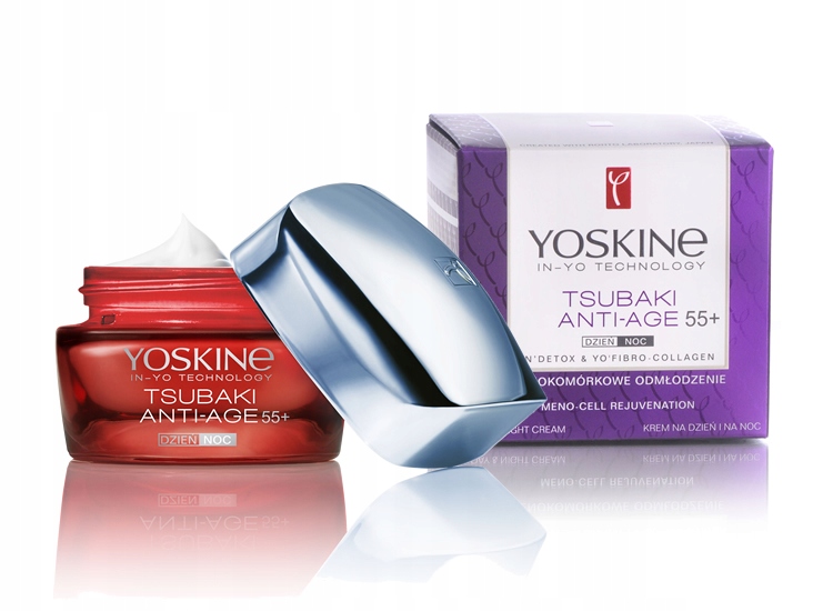 Krem przeciwstarzeniowy Yoskine Tsubaki 55+ – Twoja codzienna pielęgnacja