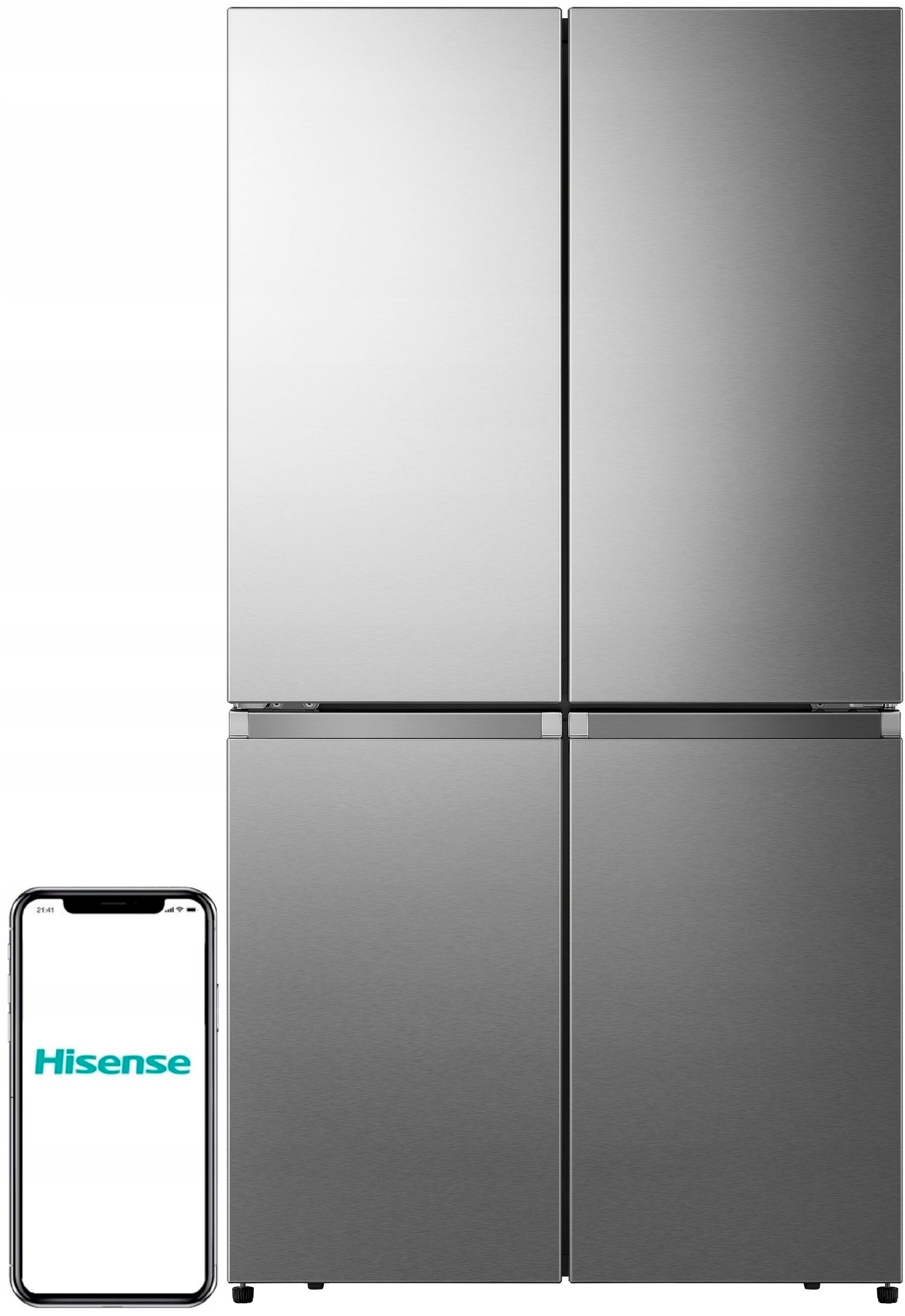 Lodówka Hisense Total No Frost 609 L – Nowoczesne rozwiązanie do Twojej kuchni