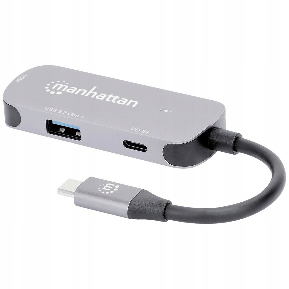 MANHATTAN USB-C 3-in-1 Konverter – Wszechstronność w jednym urządzeniu