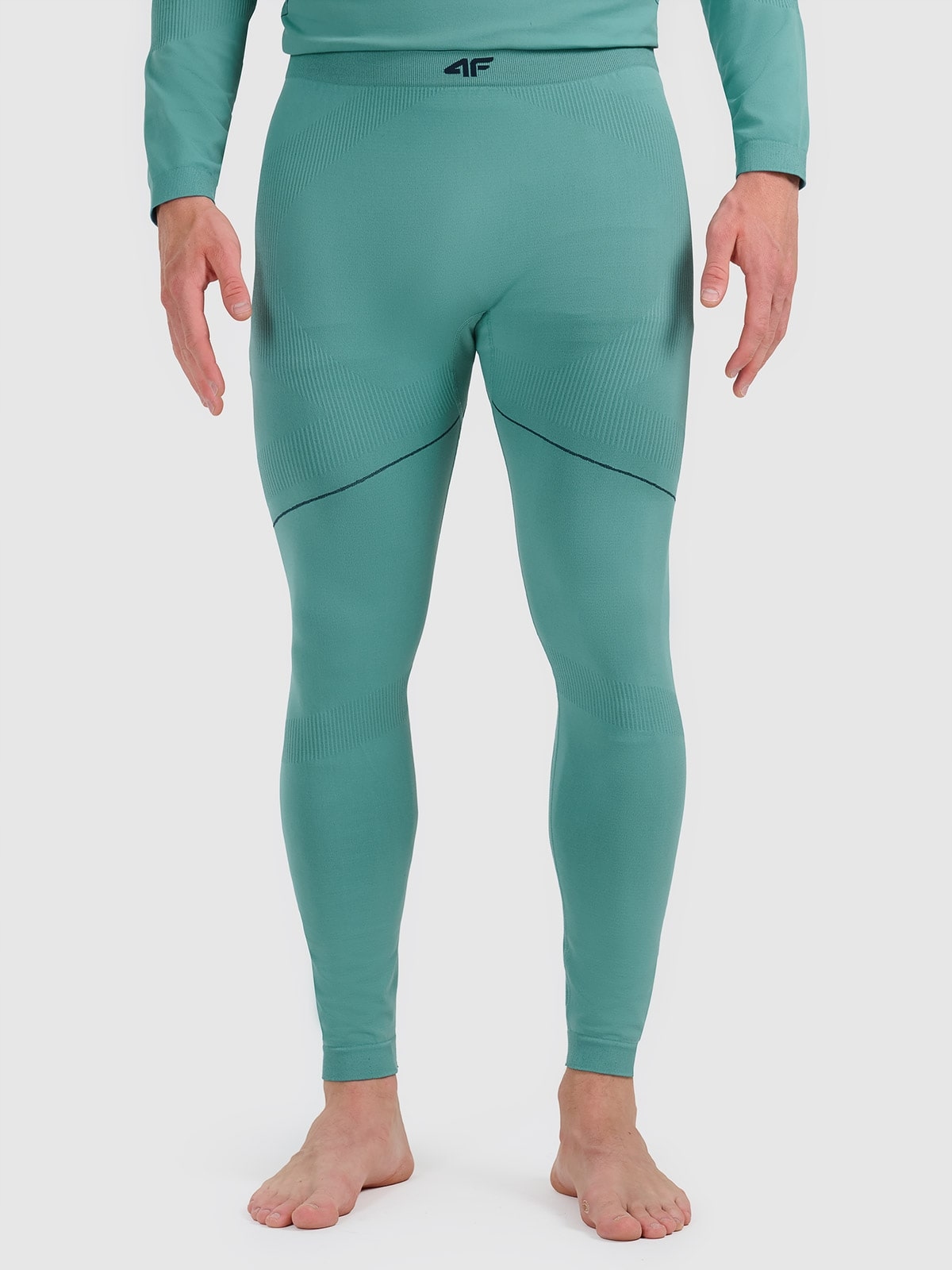 Spodnie termoaktywne męskie 4F – Komfort i styl w morskim odcieniu