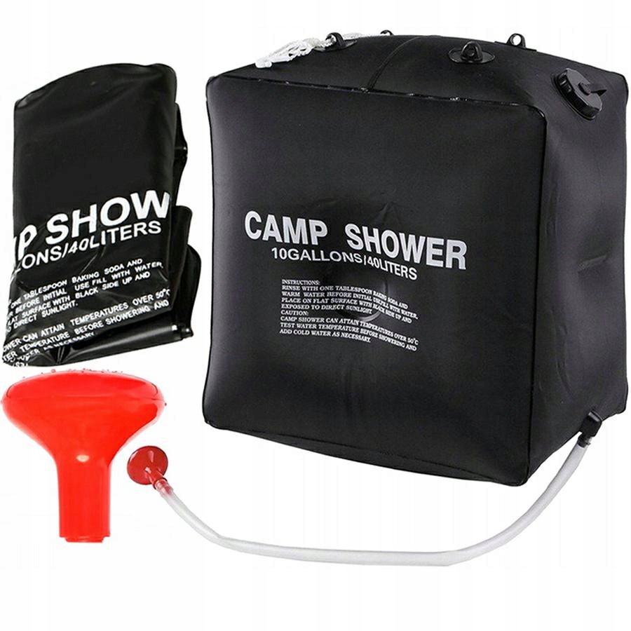 Prysznic solarny Dekorstar 40L – Idealny na kemping i podróże