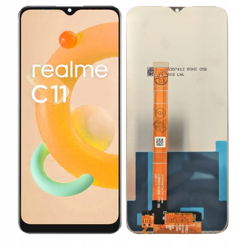 Nowy wyświetlacz z dotykiem digitizerem do Realme C11