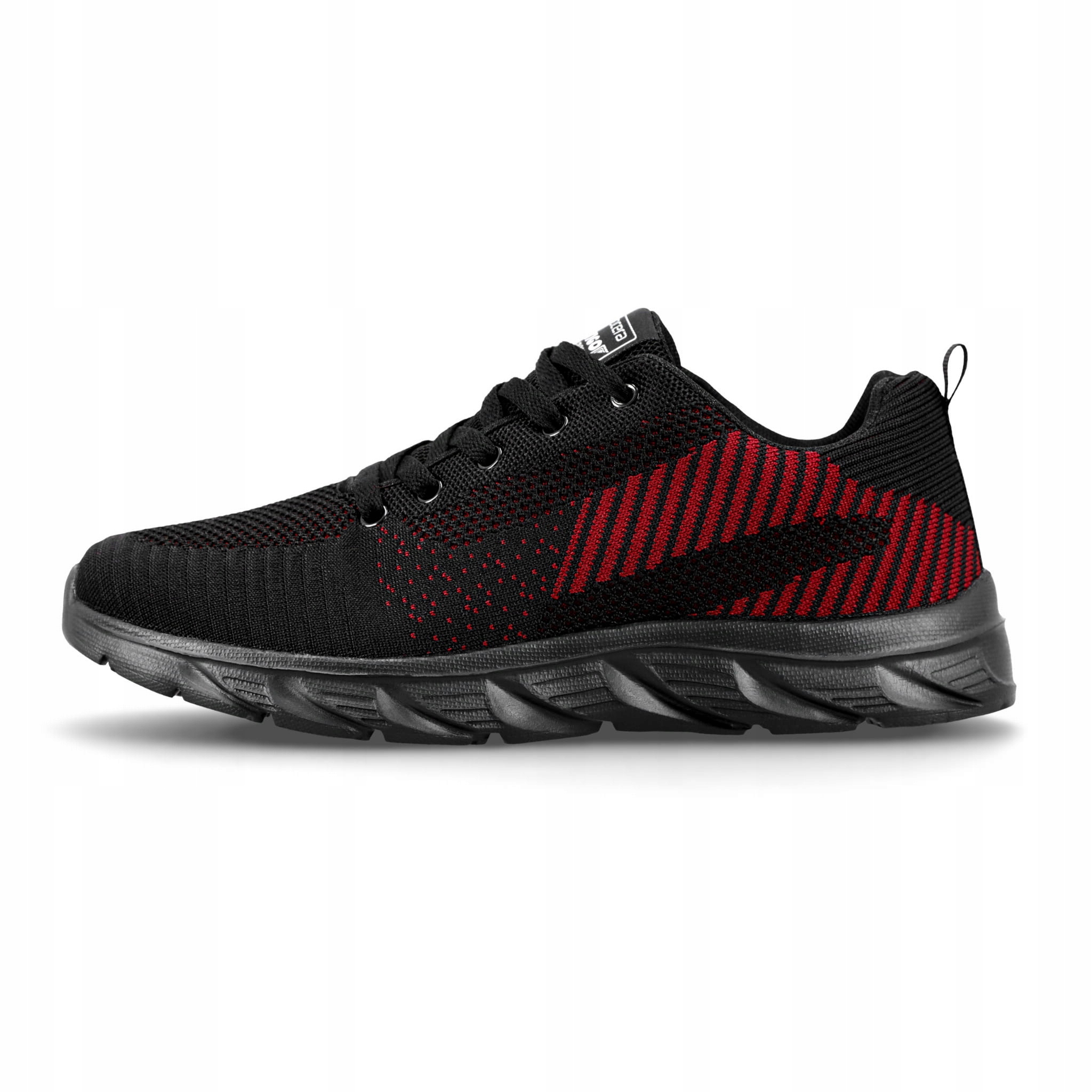 Buty Sportowe Do Pracy i Codzienne Rekraacyjne Lekkie Vertigo Black/Red 42 – Komfort i Styl
