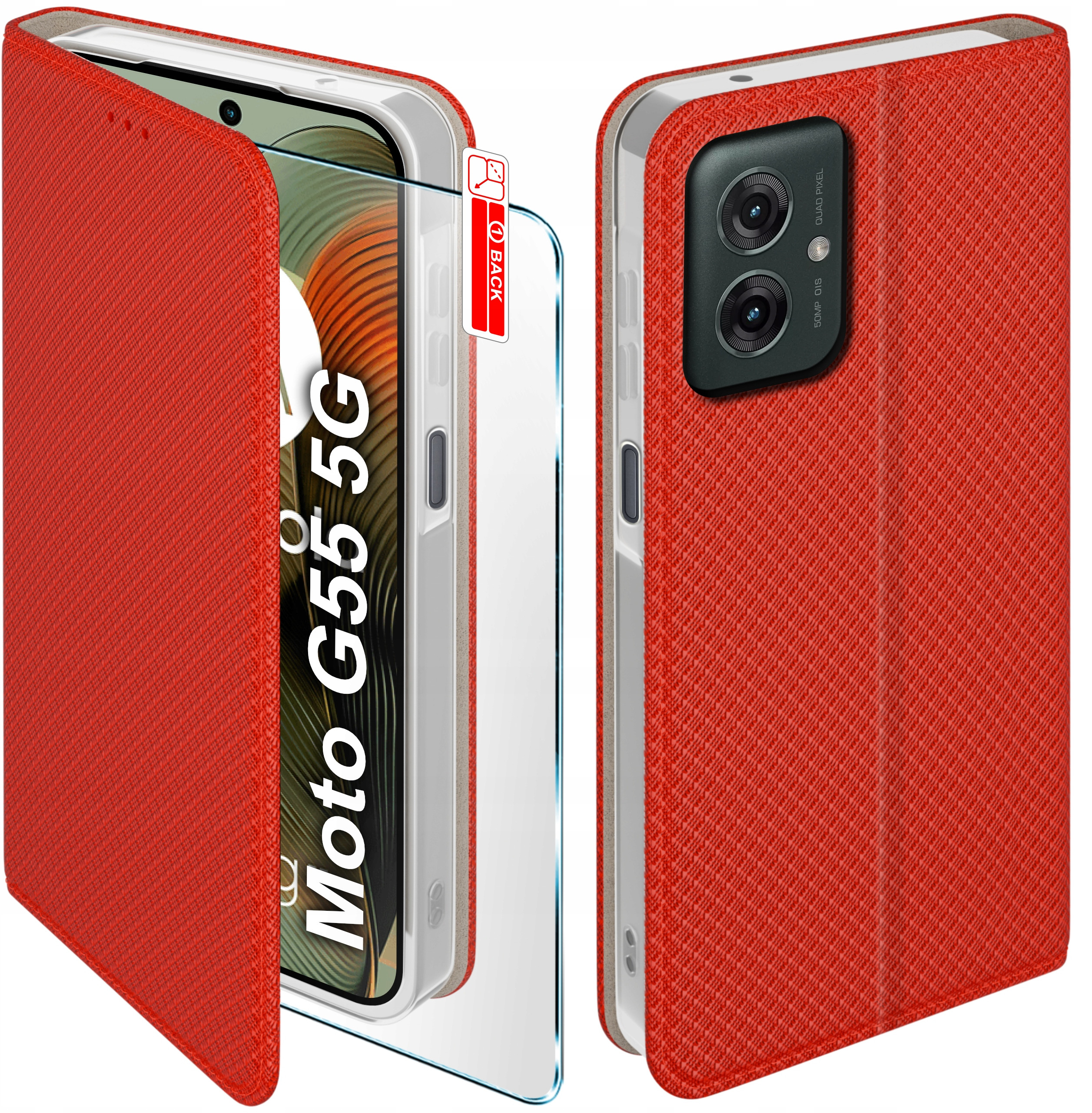 Etui do Motorola Moto G55 5G SMART MAGNET CASE PORTFEL – Ochrona i styl w jednym