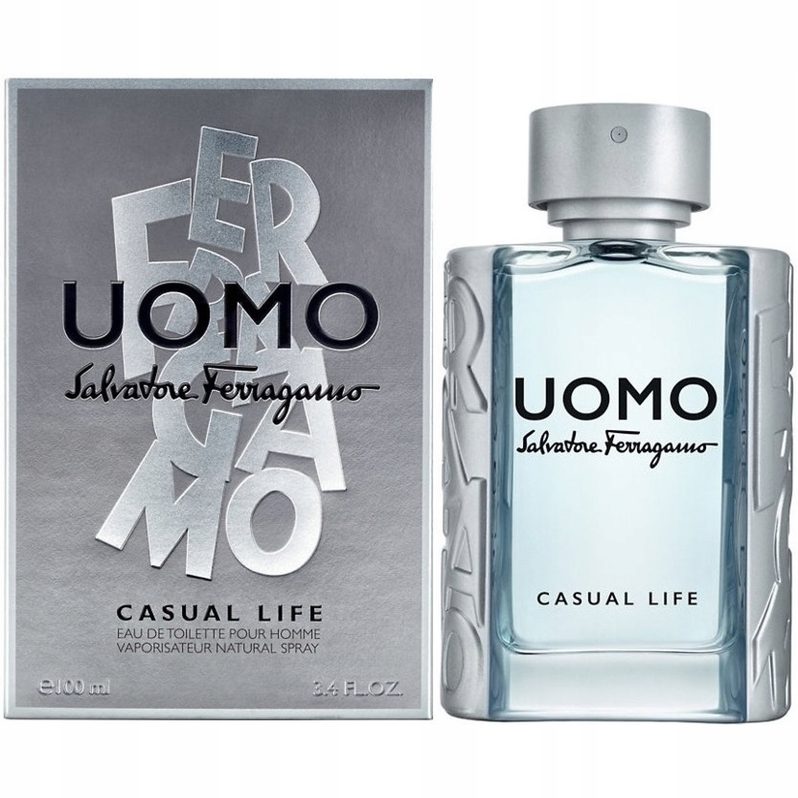 Perfumy męskie Salvatore Ferragamo Uomo Casual Life EDT 100 ml – Wyjątkowy zapach dla prawdziwego mężczyzny