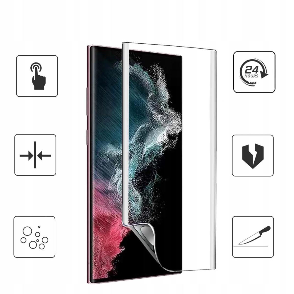 Precyzyjne dopasowanie – Folia stworzona specjalnie dla Galaxy S23 Ultra