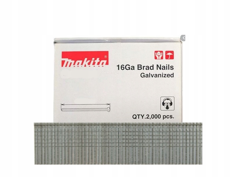 Makita Gwoździe Szpilka 16GA 30mm do DBN600 – Idealne do Twoich projektów