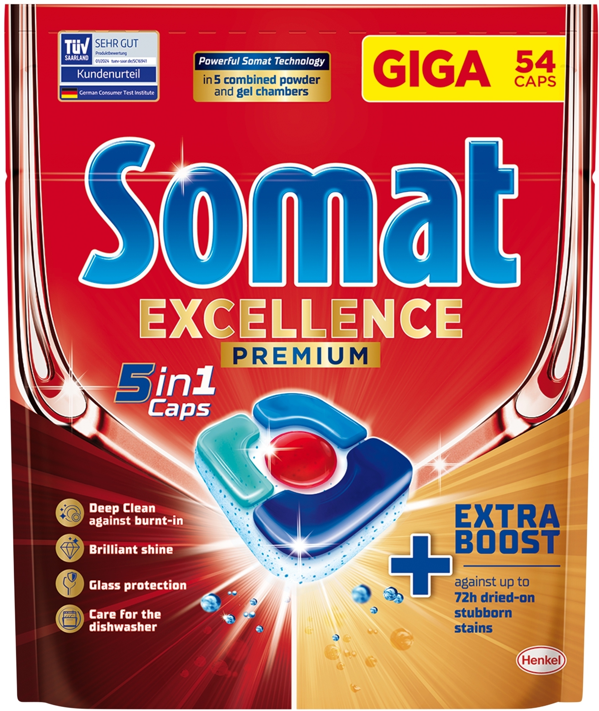 Kapsułki do zmywarki Somat Excellence Premium 5w1 - Skuteczne czyszczenie dla Twojej zmywarki