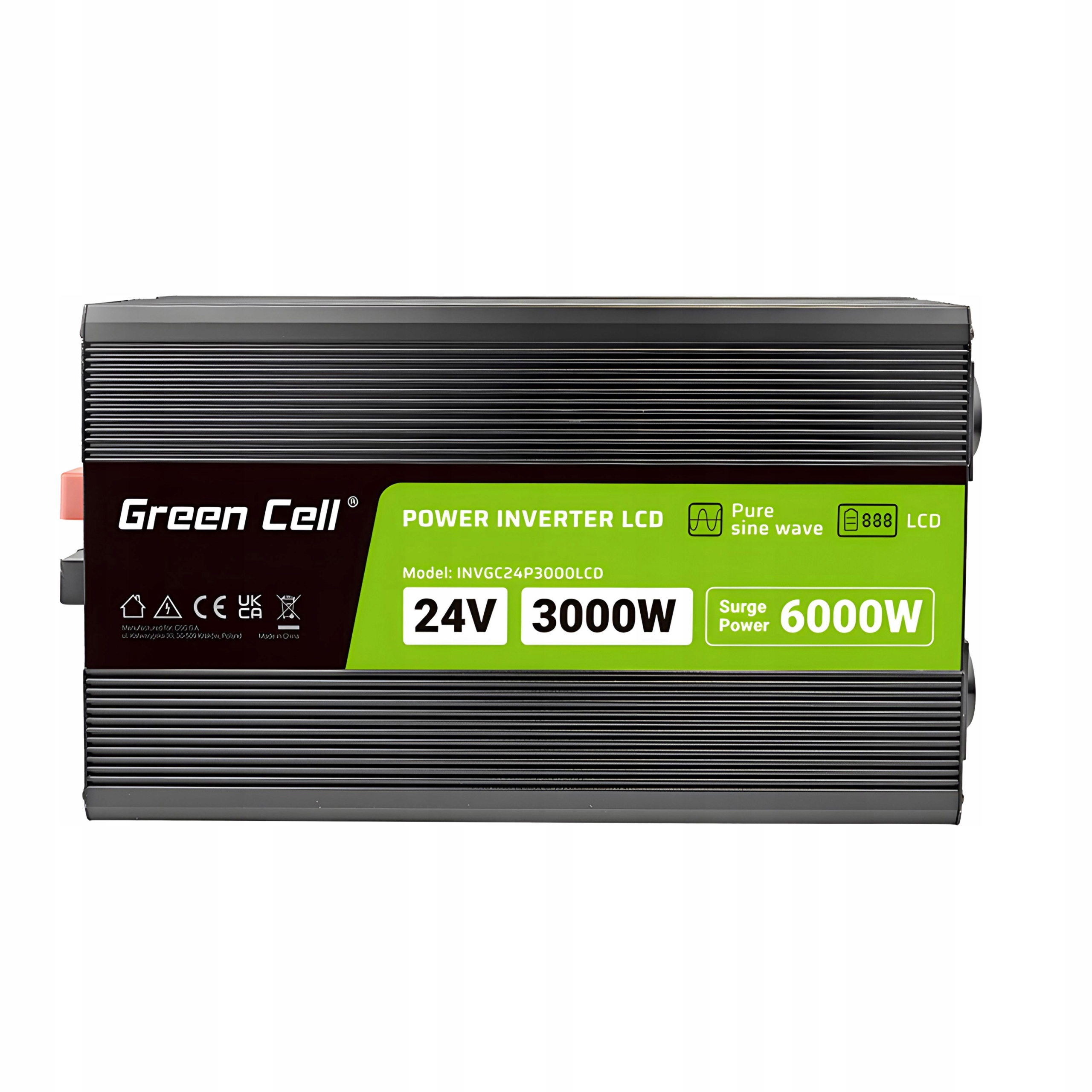 Przetwornica Green Cell GREEN CELL PRZETWORNICA LCD 24V/230V 3000W/6000W – Wydajność i niezawodność