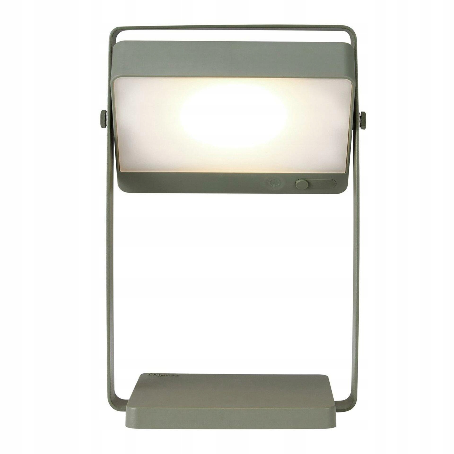 Stylowy design – Nowoczesna lampa w kolorze oliwkowym