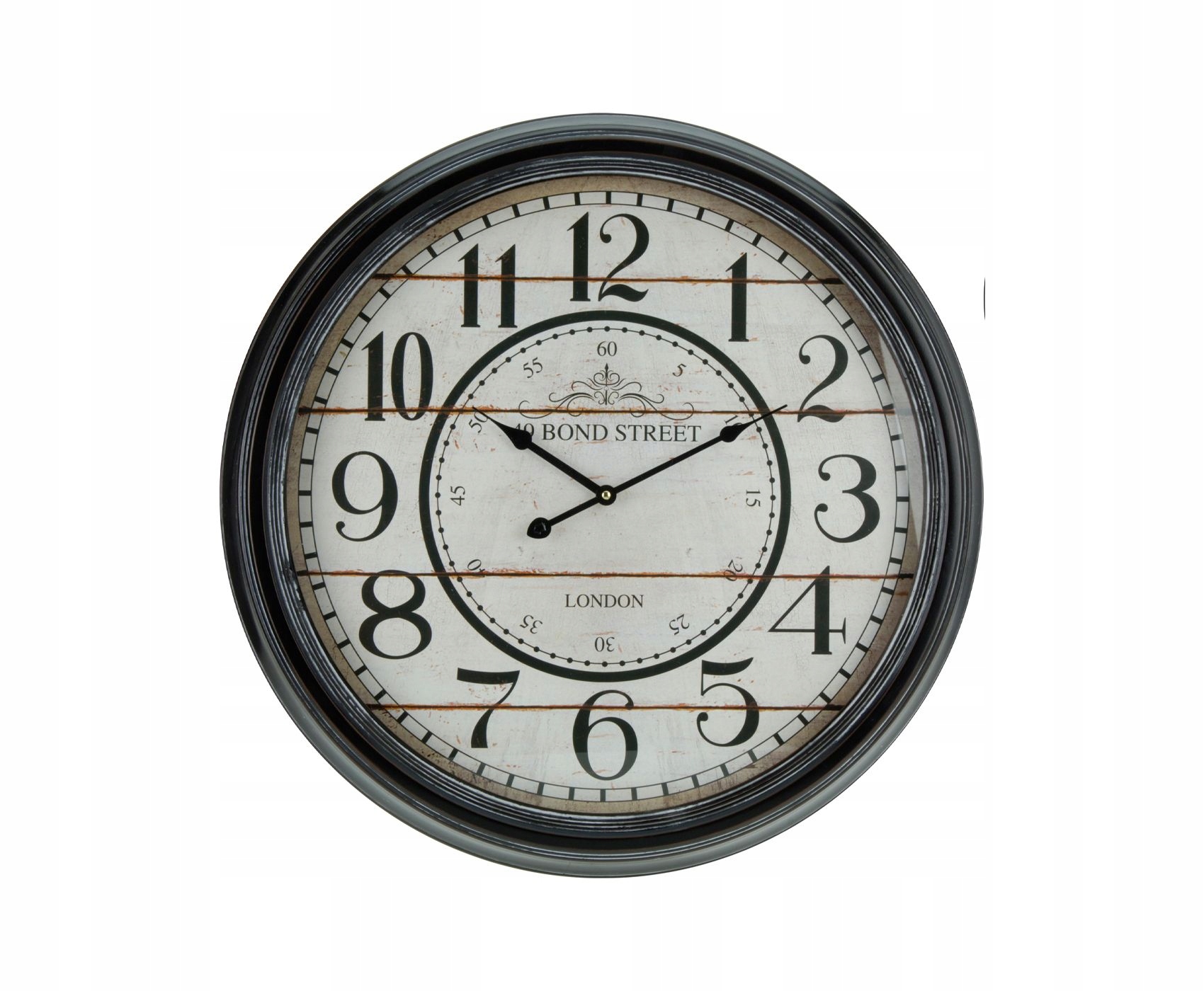 Zegar ścienny ASJ beżowy 63 cm – Elegancja i styl w Twoim wnętrzu