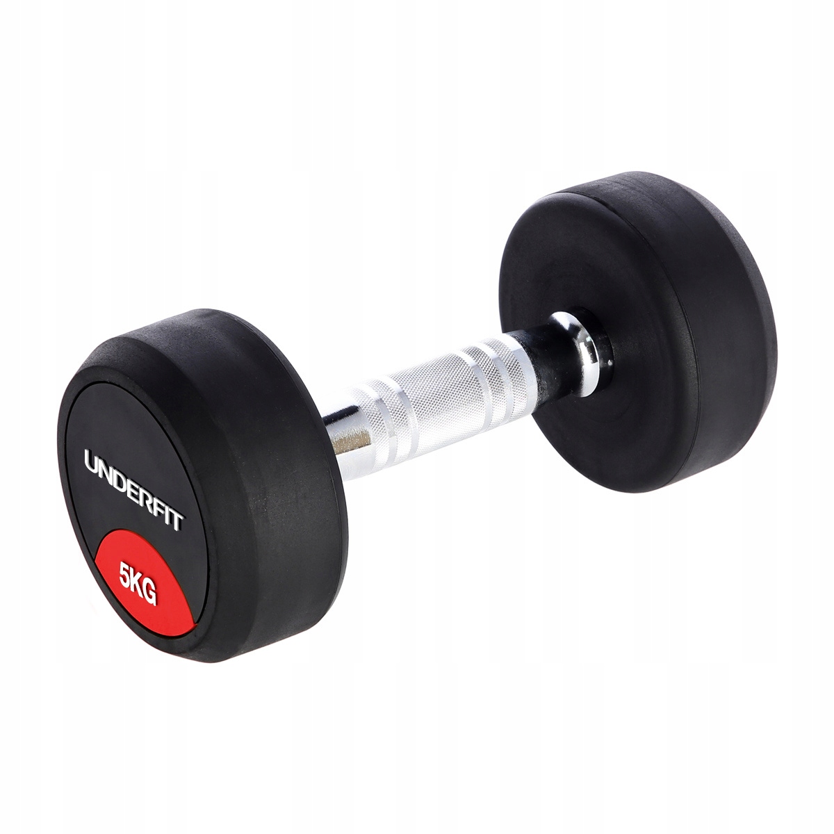Hantla gumowana 5 kg UNDERFIT – Idealna do ćwiczeń siłowych