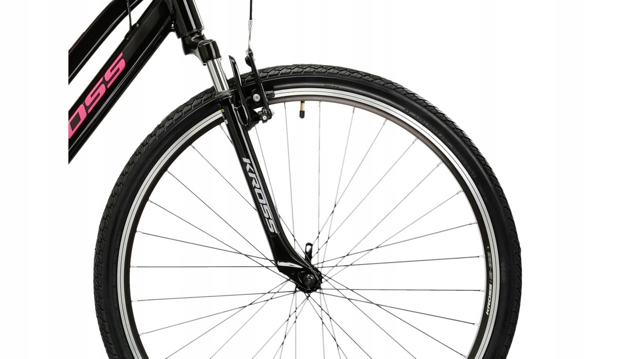 Rower crossowy Kross Evado 2.0 Damski Czarny/Różowy Połysk – Idealny wybór dla aktywnych