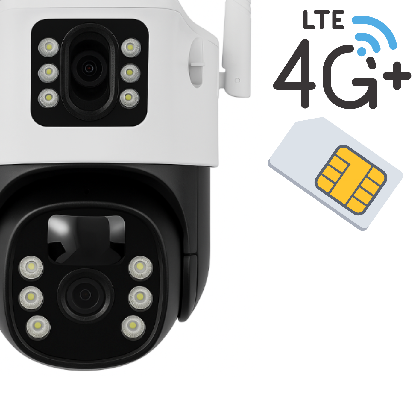 Kamera Zewnętrzna Obrotowa VCS09-4G GSM LTE* – Niezależne rozwiązanie do monitoringu