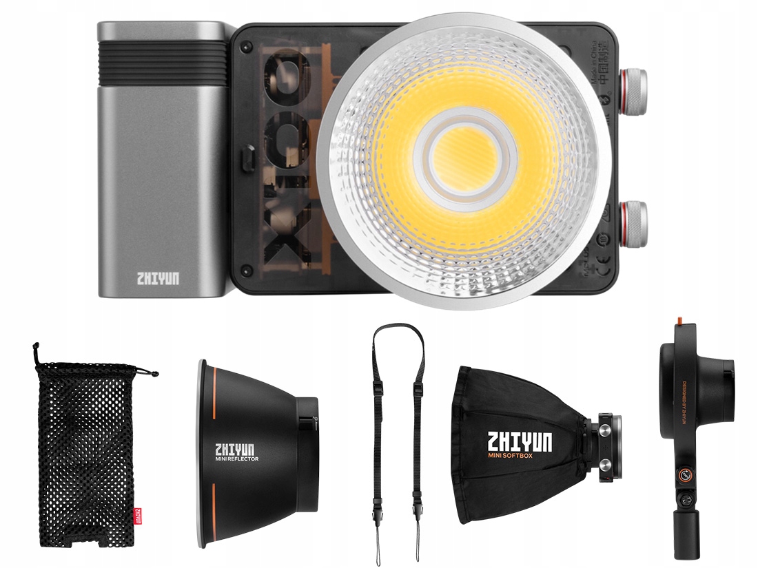 Lampa studyjna Zhiyun Molus X100 Pro – Kompaktowe oświetlenie LED dla profesjonalistów