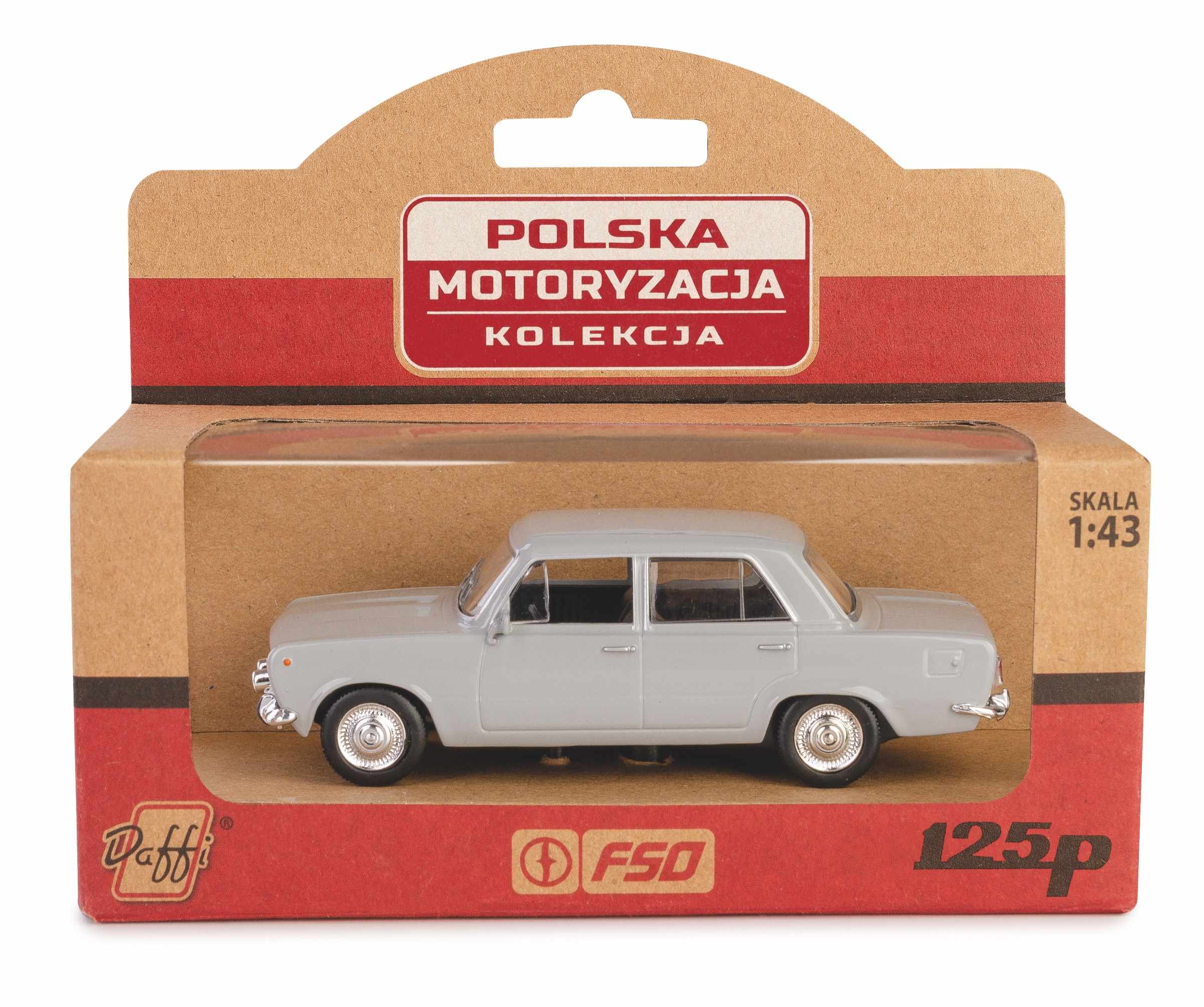 Model samochodu Fiat 125p w skali 1:43