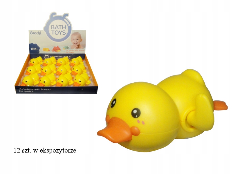 Ruchome funkcje kaczki w wodzie