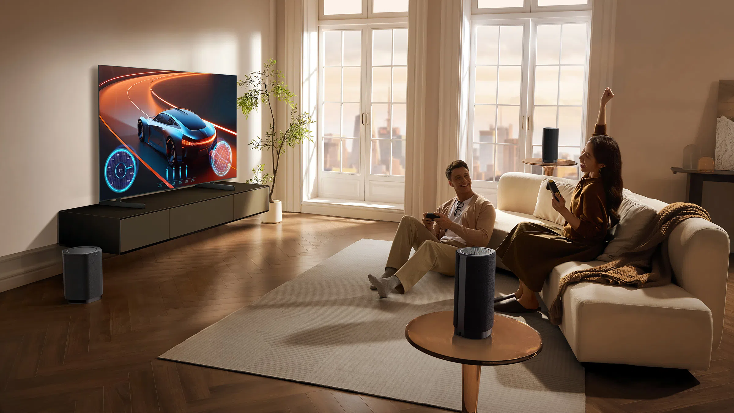 Wbudowane dekodery dźwięku Dolby Atmos