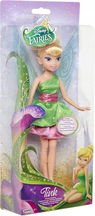 Lalka Disney Fairies TINK Dzwoneczek w Klasycznej Kreacji JAKKS 4+ Lat – Magia Disneya w Twoim Domu