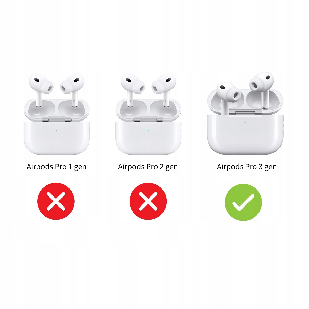 Zestaw zawiera różne rozmiary – S, M, L dla każdego użytkownika