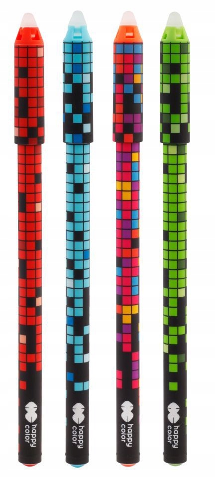 Kolorowy zestaw długopisów Happy Color – 12 sztuk w opakowaniu