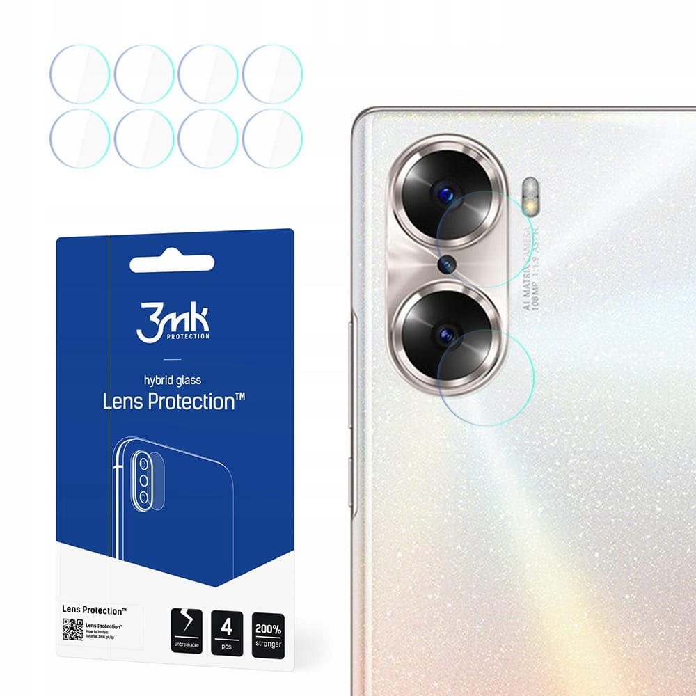 Zestaw zawiera 4 sztuki szkła ochronnego