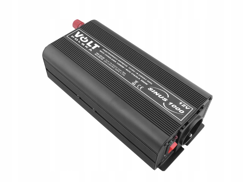 Przetwornica Volt Polska Sinus 500/1000W 12V / 230V – Idealne zasilanie dla Twoich urządzeń