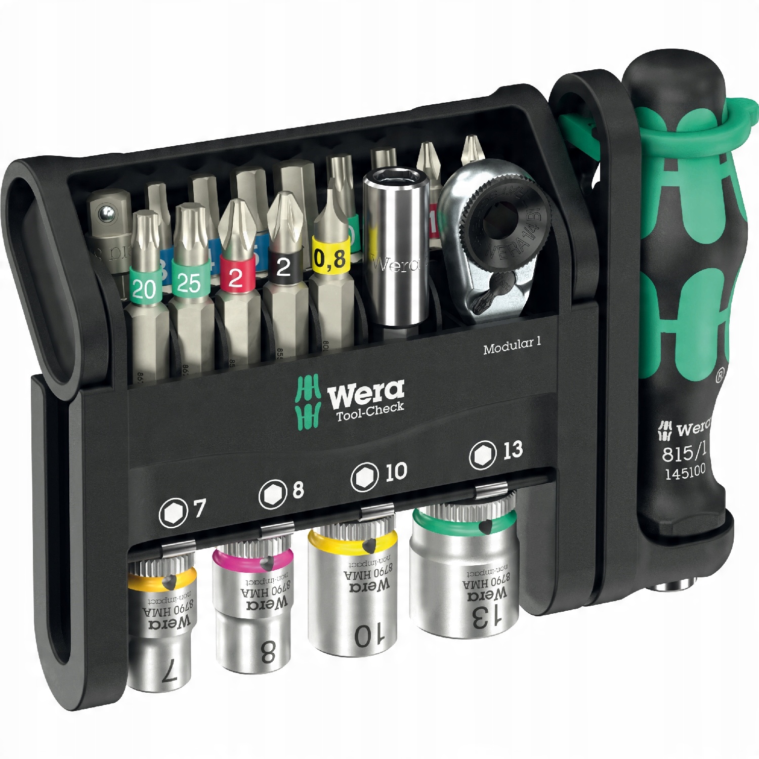 Wera Tool-Check Modular 1 – Kompaktowy zestaw narzędzi do wkręcania