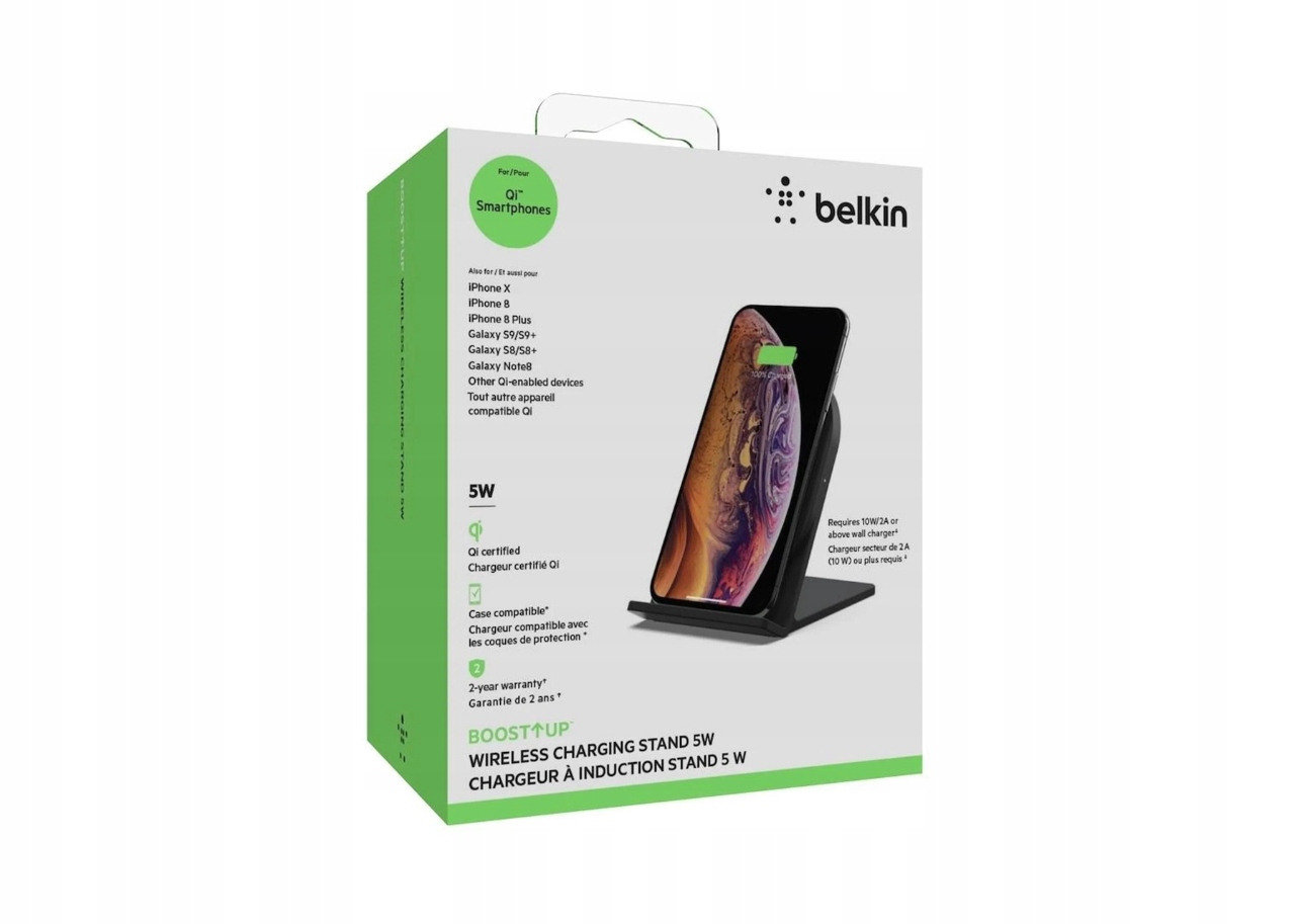 Podkładka ładująca Belkin Boost Up Qi (5 W) – Wygodne ładowanie bezprzewodowe