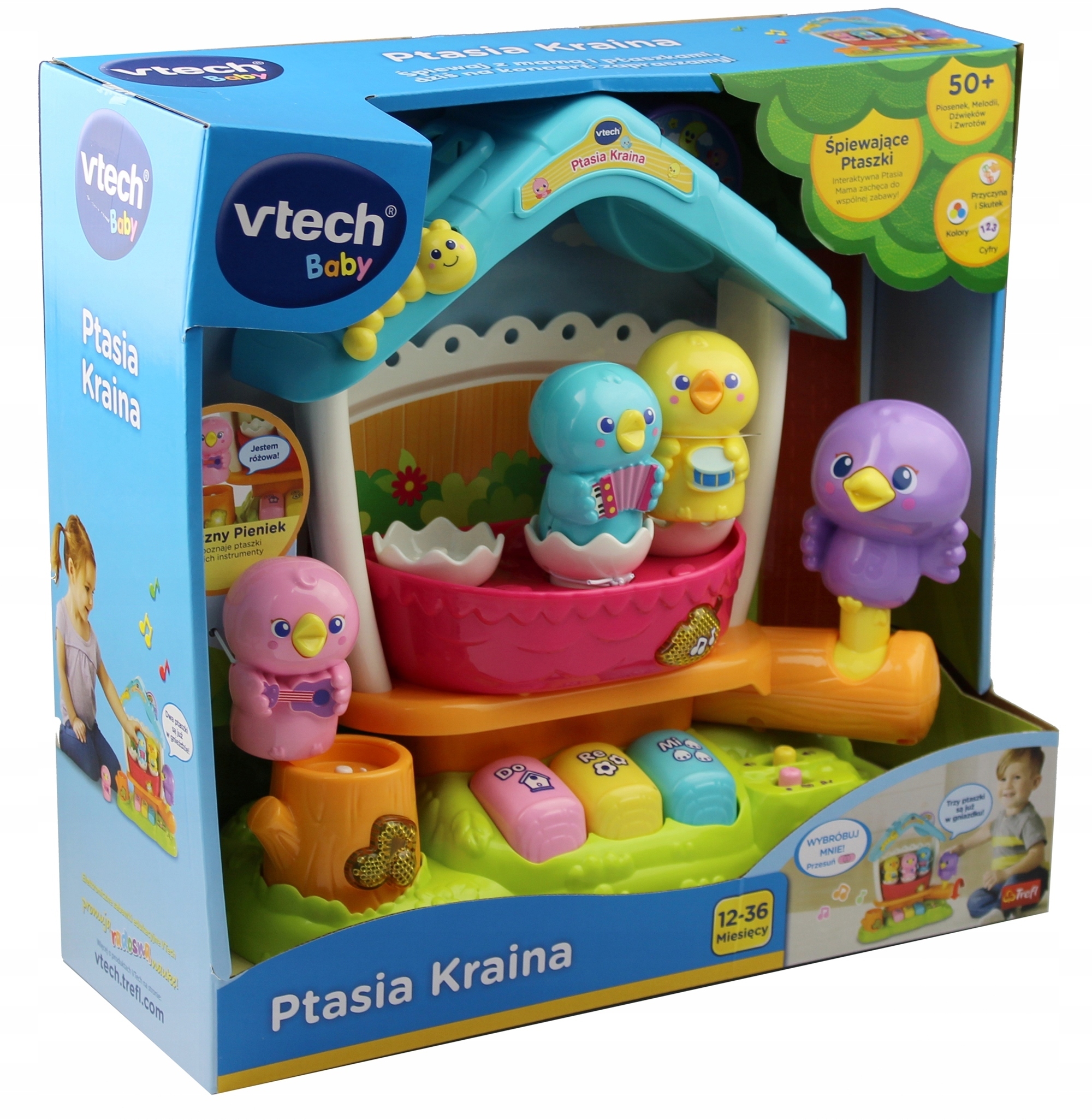 Pianinko edukacyjne Ptasia Kraina VTECH – Interaktywna zabawa dla najmłodszych