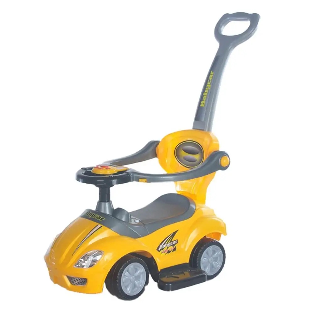 Baby Mix 45840 JEŹDZIK 3W1 CAR ŻÓŁTY – Idealny pojazd dla Twojego malucha