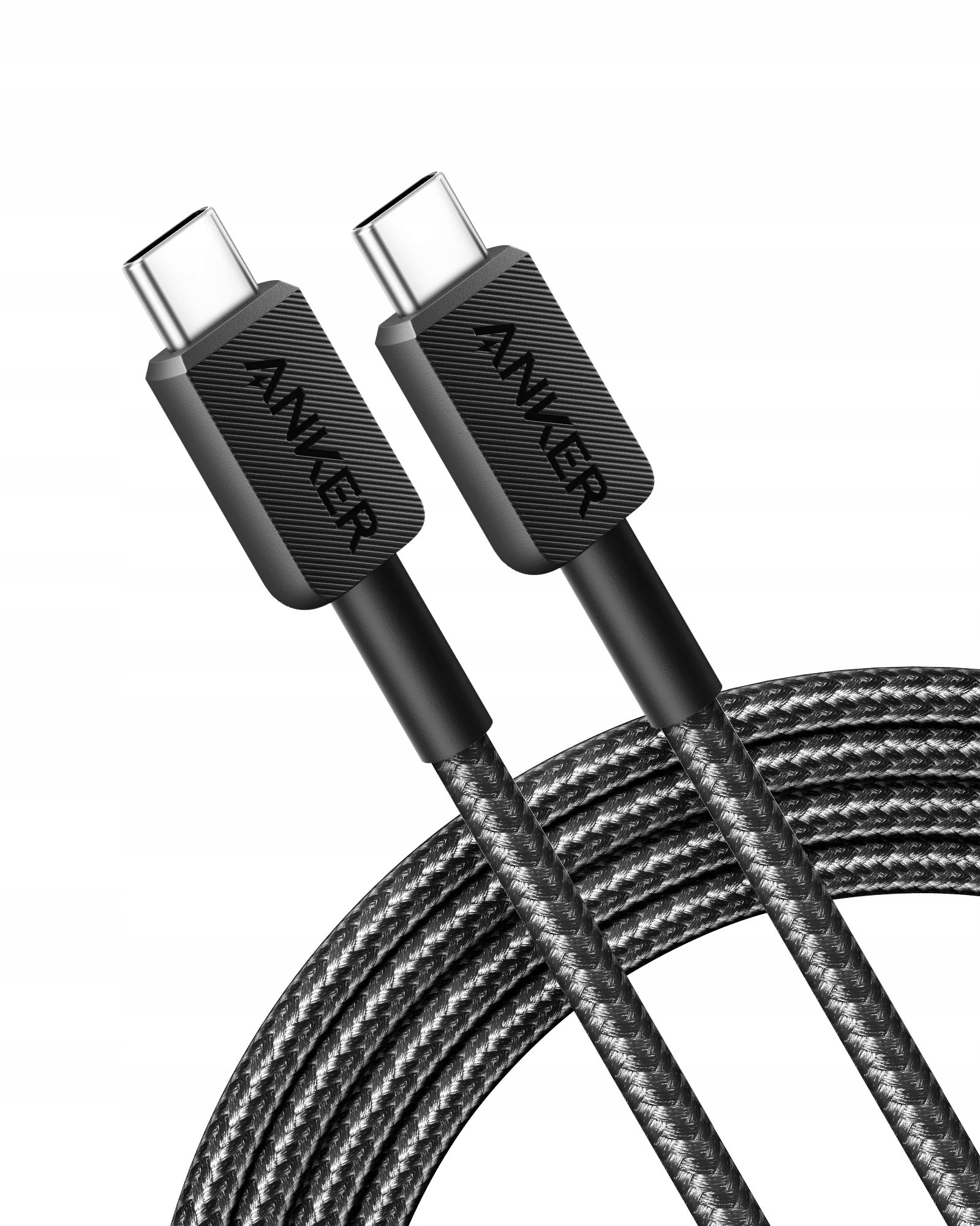 Kabel Anker 322 USB-C do USB-C 1.8m czarny – Niezawodne połączenie