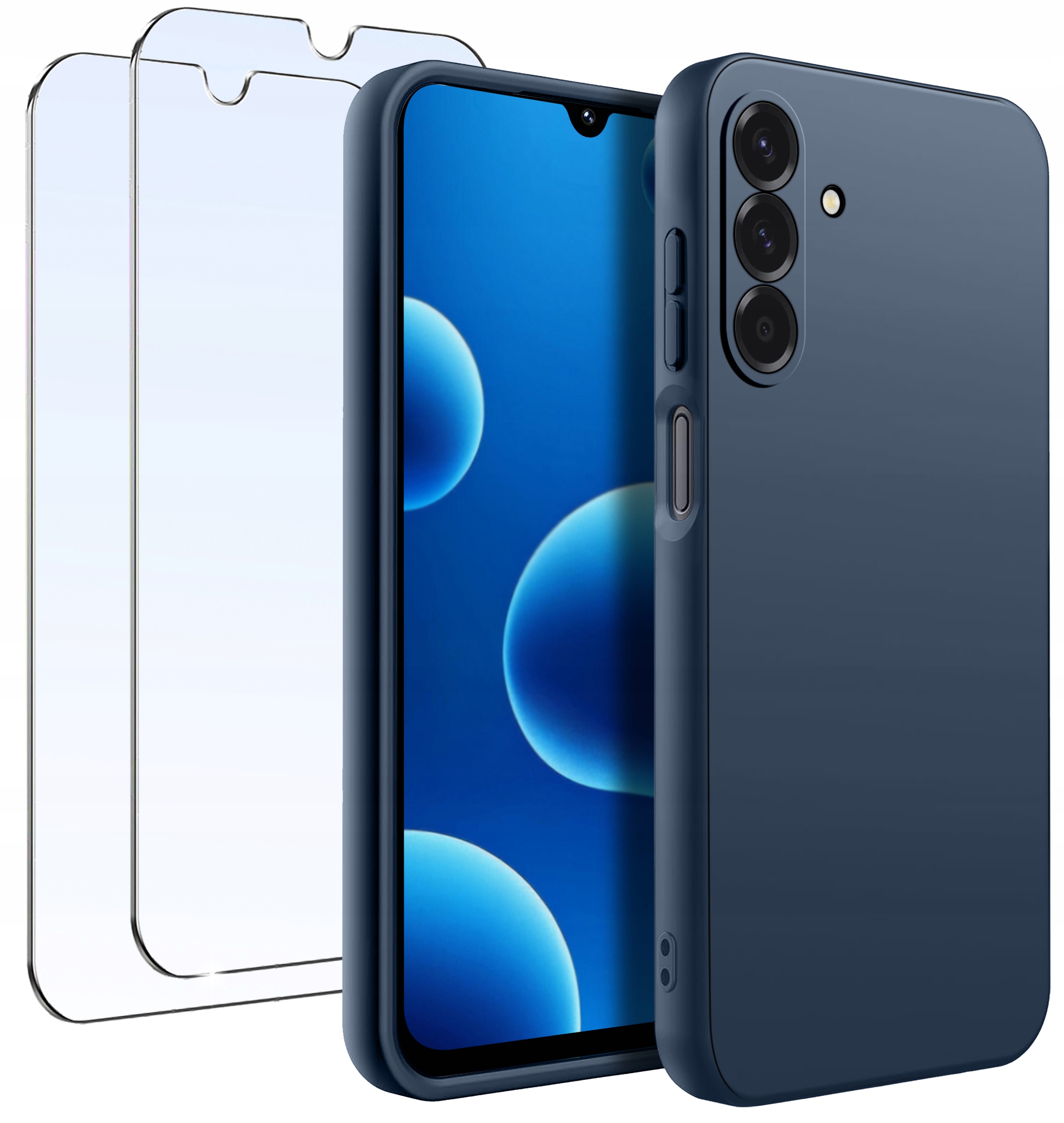 ZESTAW Etui do Samsung A26 5G Matowe Silikon 2 SZTUKI SZKŁO – Ochrona i styl w jednym