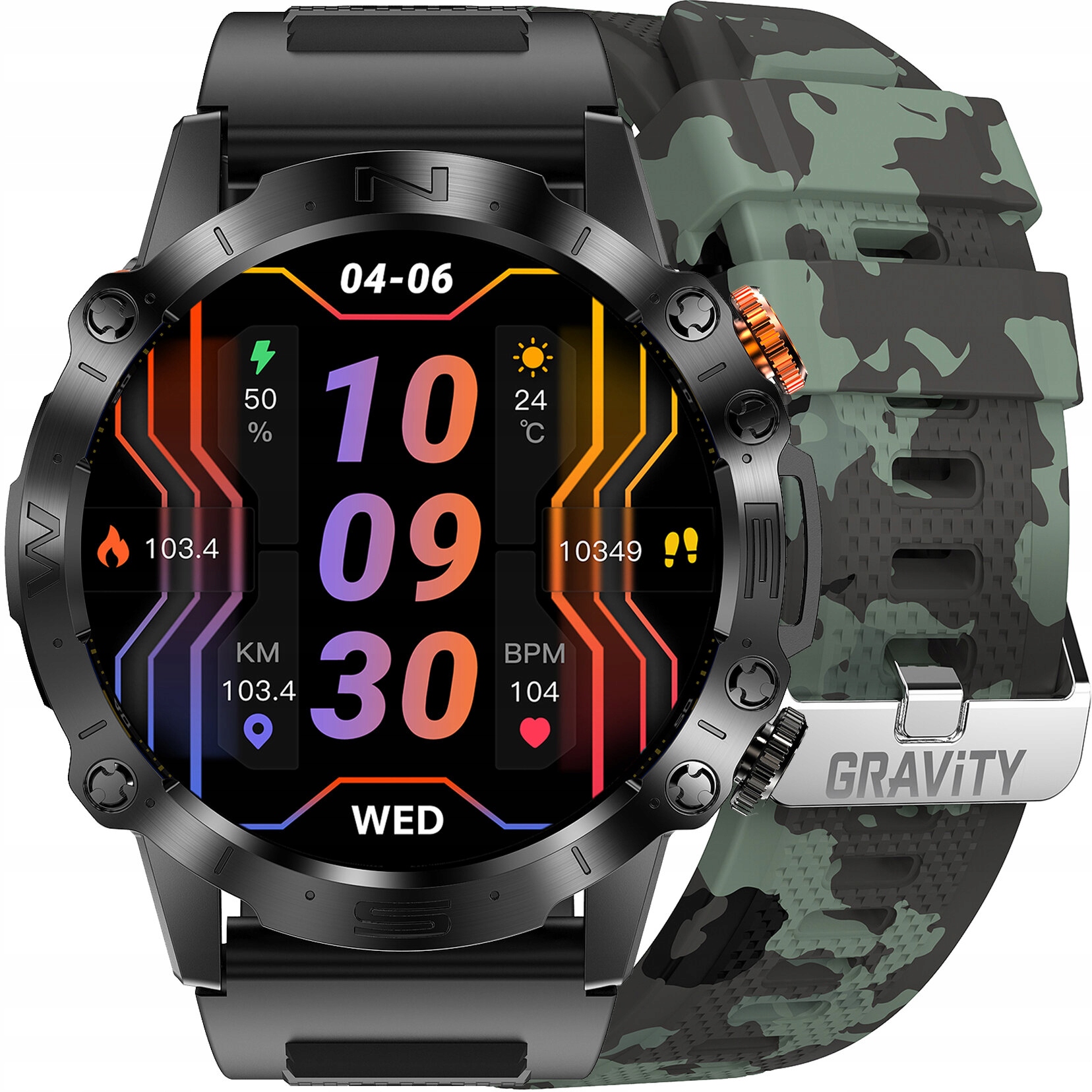 Smartwatch Gravity GT20-6 – Twój osobisty asystent na nadgarstku