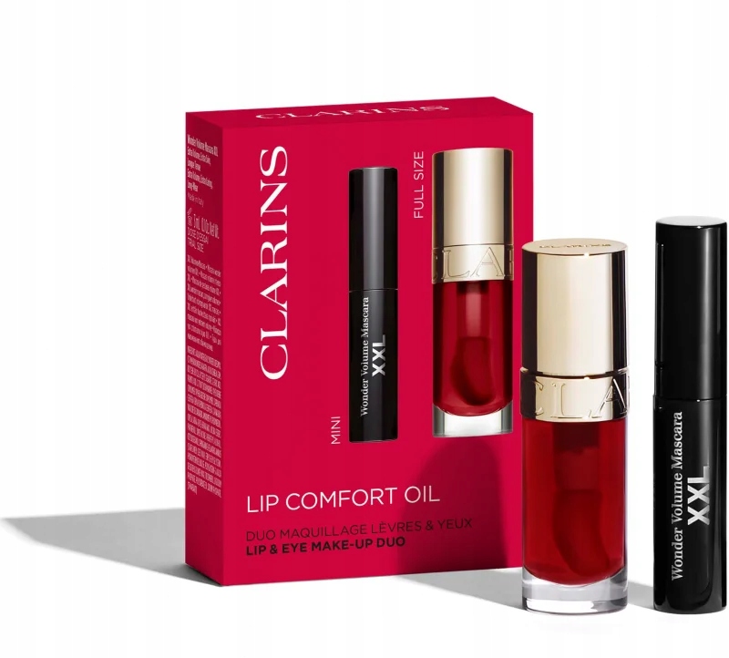 Zestaw Clarins Lip Comfort Oil i Wonder Volume Mascara – Idealne połączenie dla piękna