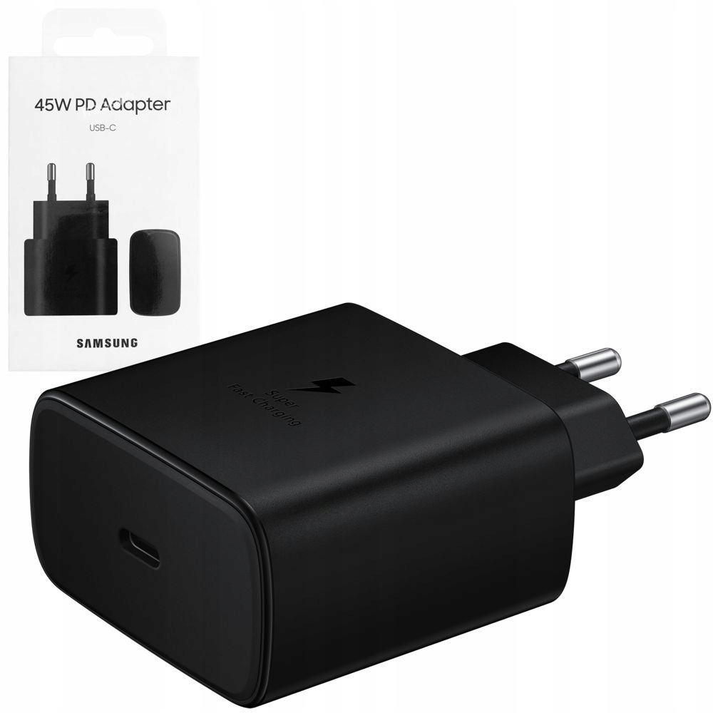 SAMSUNG ŁADOWARKA SIECIOWA TYP-C PD EP-TA845 45W – Szybkie ładowanie w zasięgu ręki