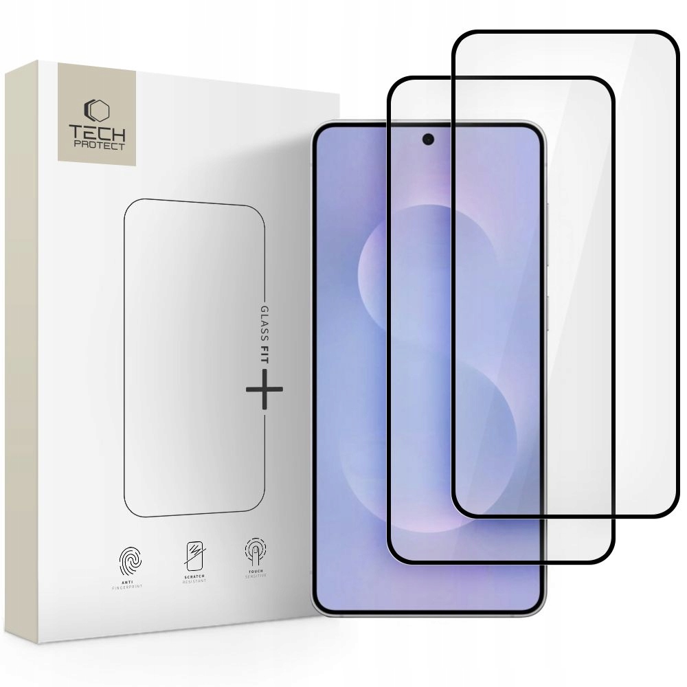 Szkło Hartowane Tech-Protect Glass Fit+ 2-Pack do Galaxy S25 Edge – Ochrona na najwyższym poziomie